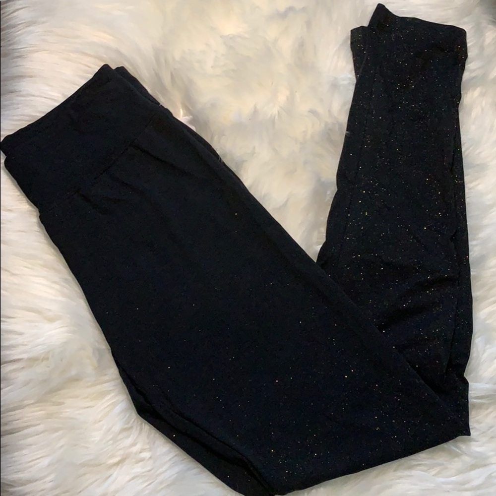 🆕BP Black sparkle women’s knit leggings size S